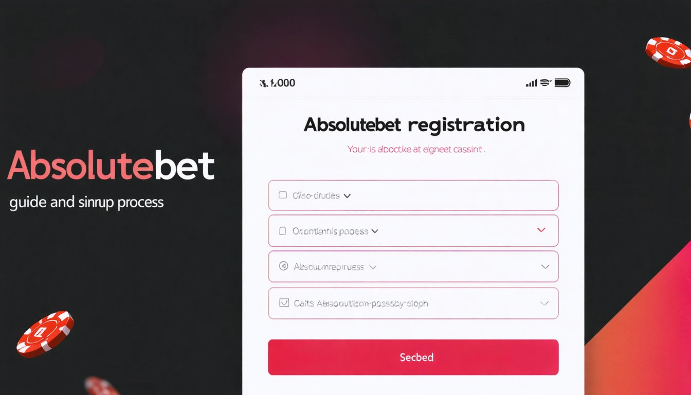 Absolutebet registration guide and signup process